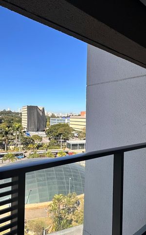 Studio para alugar com 26m², 1 quarto e sem vaga