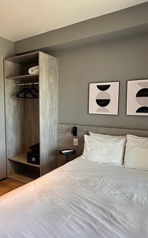Studio para alugar com 26m², 1 quarto e sem vaga