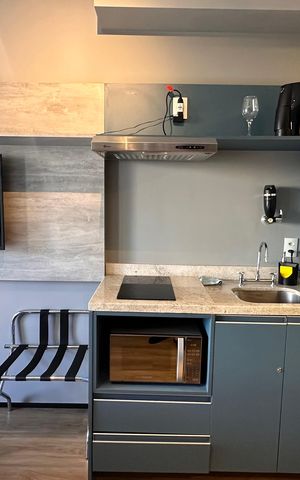 Studio para alugar com 26m², 1 quarto e sem vaga