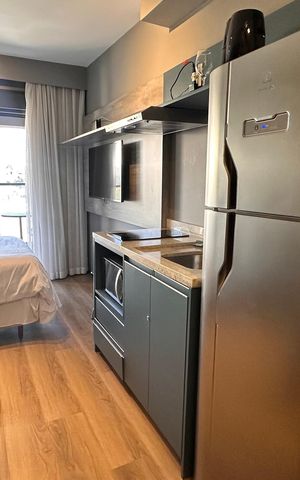 Studio para alugar com 26m², 1 quarto e sem vaga