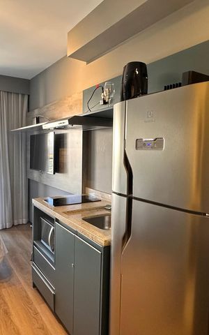 Studio para alugar com 26m², 1 quarto e sem vaga