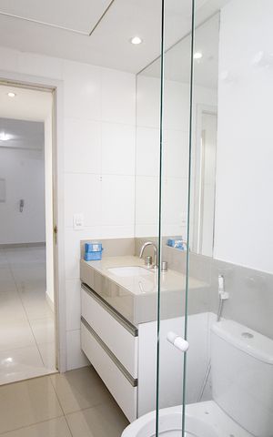 Apartamento para alugar com 72m², 2 quartos e 1 vagaBanheiro Social