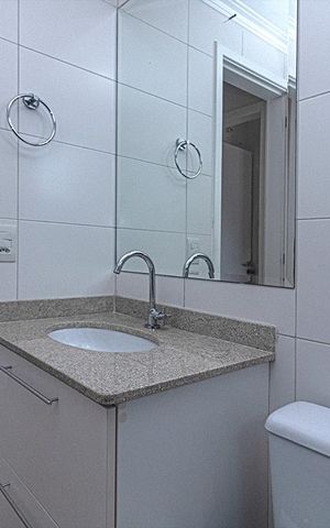 Apartamento à venda com 70m², 2 quartos e 1 vaga Apartamento à venda com 70m², 2 quartos e 1 vagabanheiro social_3
