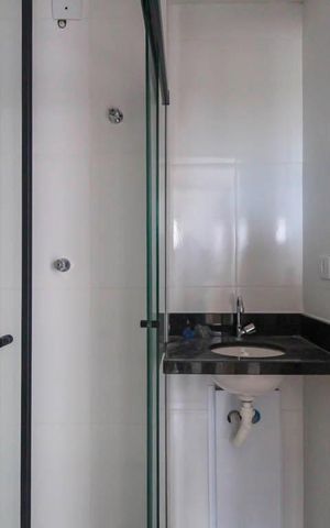 Apartamento para alugar com 39m², 2 quartos e sem vaga Apartamento para alugar com 39m², 2 quartos e sem vagaBanheiro