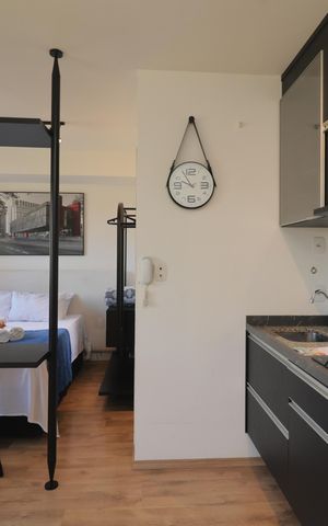 Studio à venda com 28m², 1 quarto e 1 vagaStudio