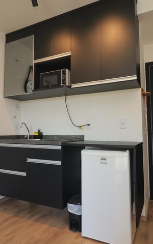 Studio à venda com 28m², 1 quarto e 1 vagaCozinha