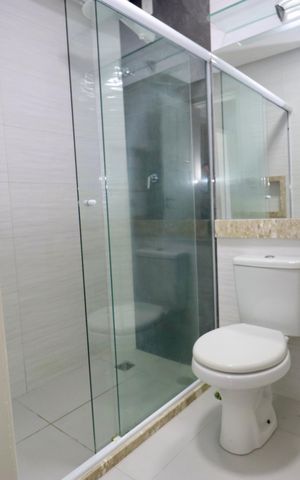 Casa de condomínio para alugar com 60m², 2 quartos e 1 vaga Casa de condomínio para alugar com 60m², 2 quartos e 1 vagaBanheiro