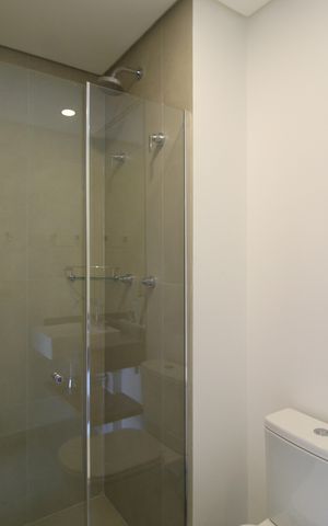 Apartamento para alugar com 33m², 1 quarto e sem vagaBanheiro da Suíte
