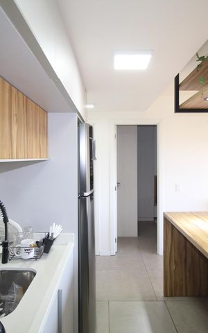 Apartamento à venda com 43m², 1 quarto e 1 vagaSala/Cozinha