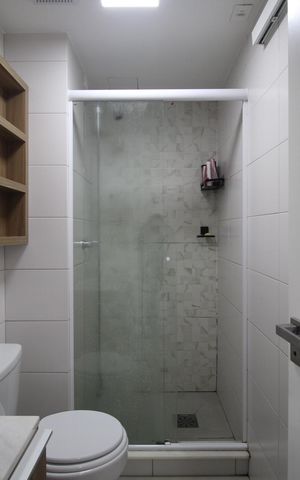 Apartamento à venda com 43m², 1 quarto e 1 vagaBanheiro