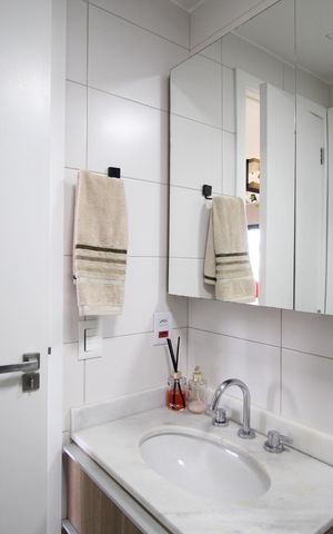 Apartamento à venda com 43m², 1 quarto e 1 vagaBanheiro