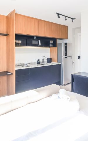 Studio à venda com 27m², 1 quarto e sem vaga Studio à venda com 27m², 1 quarto e sem vagaStudio