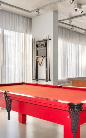 Apartamento para alugar com 33m², 1 quarto e 1 vaga Apartamento para alugar com 33m², 1 quarto e 1 vagaÁrea comum - Salão de Jogos