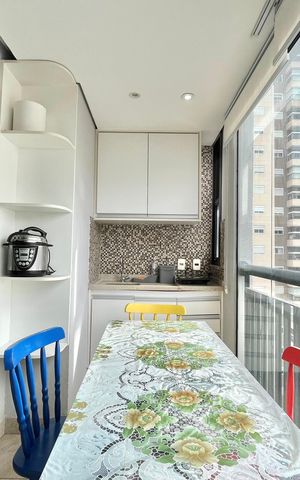 Apartamento para alugar com 33m², 1 quarto e 1 vaga Apartamento para alugar com 33m², 1 quarto e 1 vagaVaranda/Cozinha