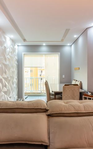 Apartamento à venda com 58m², 2 quartos e 1 vaga Apartamento à venda com 58m², 2 quartos e 1 vagaSala