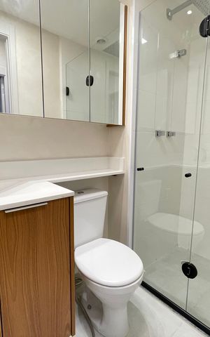 Apartamento à venda com 38m², 2 quartos e sem vaga Apartamento à venda com 38m², 2 quartos e sem vagaBanheiro