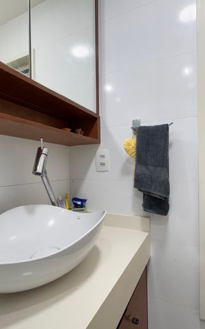 Apartamento para alugar com 30m², 1 quarto e 1 vaga Apartamento para alugar com 30m², 1 quarto e 1 vagaBanheiro Social