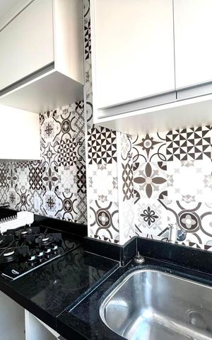 Apartamento para alugar com 40m², 1 quarto e 1 vagaCozinha e Área de Serviço