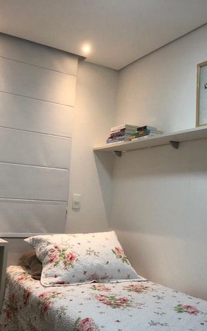 Apartamento à venda com 59m², 2 quartos e 2 vagas Apartamento à venda com 59m², 2 quartos e 2 vagasQuarto