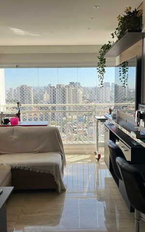 Apartamento à venda com 59m², 2 quartos e 2 vagas Apartamento à venda com 59m², 2 quartos e 2 vagasSala