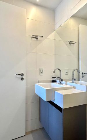 Studio para alugar com 39m², 1 quarto e sem vaga Studio para alugar com 39m², 1 quarto e sem vagaBanheiro da Suíte