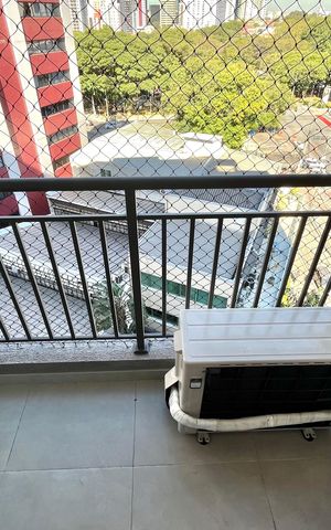 Studio para alugar com 39m², 1 quarto e sem vaga Studio para alugar com 39m², 1 quarto e sem vagaVaranda