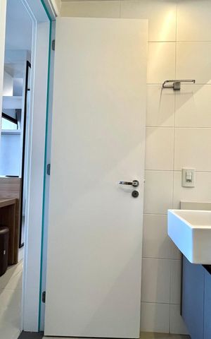Studio para alugar com 39m², 1 quarto e sem vaga Studio para alugar com 39m², 1 quarto e sem vagaBanheiro da Suíte
