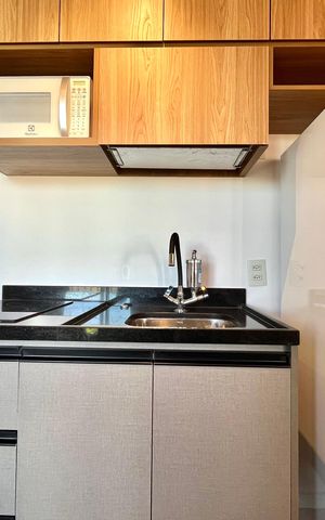Studio para alugar com 39m², 1 quarto e sem vaga Studio para alugar com 39m², 1 quarto e sem vagaCozinha