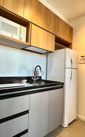 Studio para alugar com 39m², 1 quarto e sem vaga Studio para alugar com 39m², 1 quarto e sem vagaCozinha