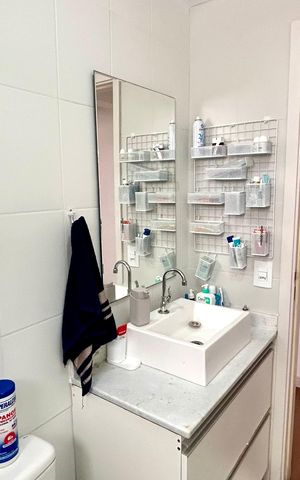 Apartamento para alugar com 59m², 2 quartos e 1 vaga Apartamento para alugar com 59m², 2 quartos e 1 vagaBanheiro 1