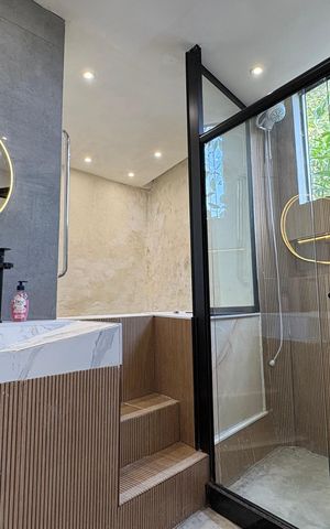 Casa de condomínio para alugar com 90m², 3 quartos e 2 vagas Casa de condomínio para alugar com 90m², 3 quartos e 2 vagasBanheiro da Suíte 3