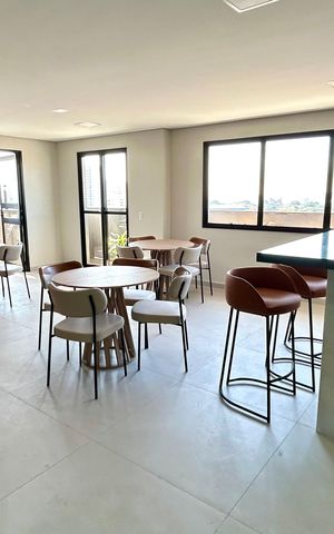 Apartamento à venda com 59m², 3 quartos e 1 vagaÁrea comum - Salão de festas