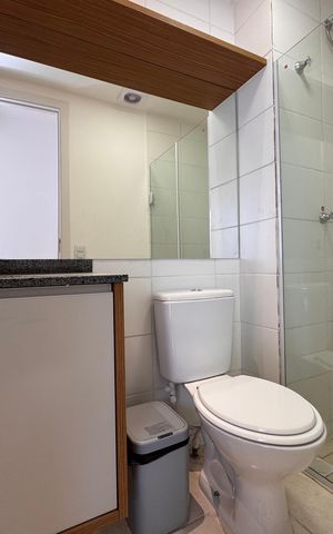 Apartamento à venda com 50m², 2 quartos e 1 vaga Apartamento à venda com 50m², 2 quartos e 1 vagaBanheiro Social