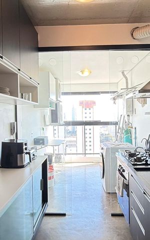 Apartamento para alugar com 70m², 1 quarto e 1 vaga