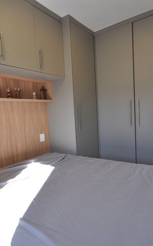 Apartamento à venda com 56m², 2 quartos e 1 vagaQuarto 2