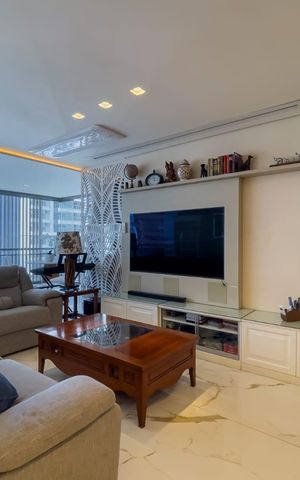 Apartamento para alugar com 197m², 4 quartos e 3 vagasSala