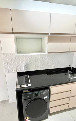 Apartamento à venda com 46m², 2 quartos e 1 vaga Apartamento à venda com 46m², 2 quartos e 1 vagaSala/Cozinha
