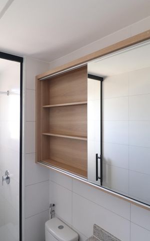 Apartamento para alugar com 147m², 3 quartos e 2 vagasBanheiro do Quarto 1