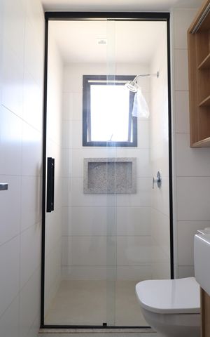 Apartamento para alugar com 147m², 3 quartos e 2 vagasBanheiro do Quarto 1