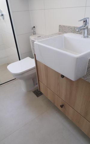 Apartamento para alugar com 147m², 3 quartos e 2 vagasBanheiro do Quarto 1