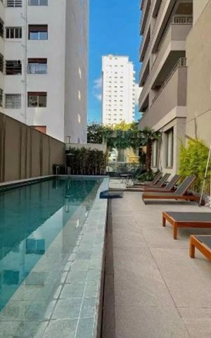 Studio para alugar com 25m², 1 quarto e sem vaga Studio para alugar com 25m², 1 quarto e sem vagaÁrea externa