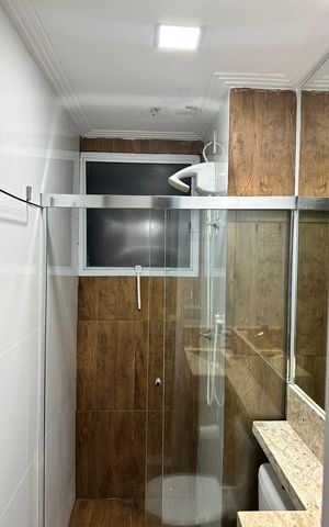 Apartamento para alugar com 39m², 2 quartos e 1 vagaBanheiro social