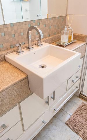 Apartamento à venda com 130m², 3 quartos e 3 vagas Apartamento à venda com 130m², 3 quartos e 3 vagasBanheiro do Quarto 3