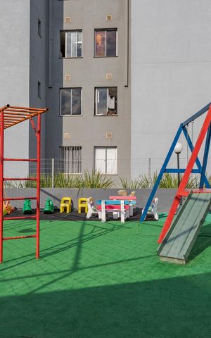Apartamento à venda com 42m², 2 quartos e 1 vaga Apartamento à venda com 42m², 2 quartos e 1 vagaÁrea comum - Playground