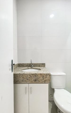 Casa de condomínio para alugar com 60m², 2 quartos e sem vaga Casa de condomínio para alugar com 60m², 2 quartos e sem vagaBanheiro social