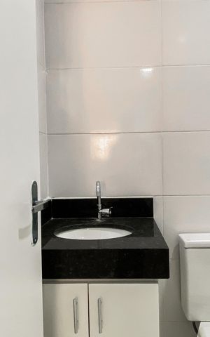 Casa de condomínio para alugar com 60m², 2 quartos e sem vaga Casa de condomínio para alugar com 60m², 2 quartos e sem vagaBanheiro da Suíte