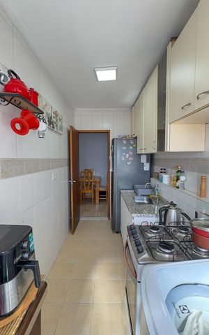 Apartamento à venda com 55m², 2 quartos e 1 vagaCozinha e Área de Serviço