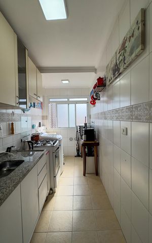 Apartamento à venda com 55m², 2 quartos e 1 vagaCozinha e Área de Serviço