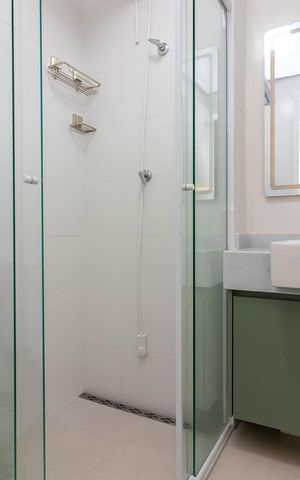 Apartamento para alugar com 22m², 1 quarto e sem vaga Apartamento para alugar com 22m², 1 quarto e sem vagaBanheiro