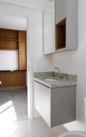 Apartamento para alugar com 35m², 1 quarto e 1 vagaBanheiro da Suíte